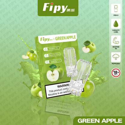 限時活動-【FIPY果派】果派一代煙彈 買3盒送1盒隨機口味/買6盒送一隻fipy普通主機/通配sp2s/lana等一代主機